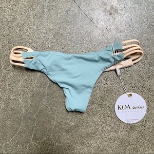 NWT Koa Swim Sunrise Bottom Sea Bone Small